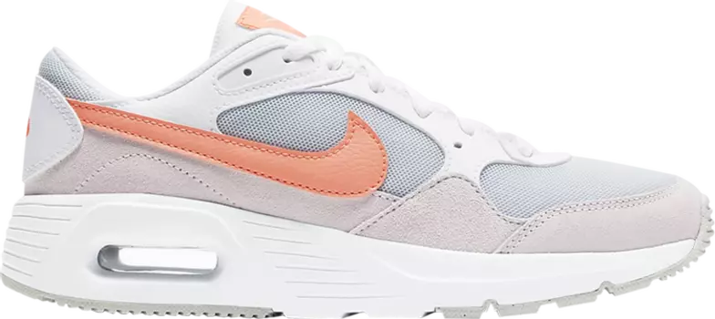 Кроссовки Nike Air Max SC GS 'White Crimson Bliss', белый