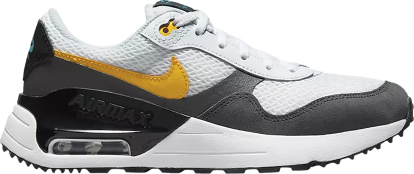 Кроссовки Nike Air Max SYSTM GS 'White Grey Laser Orange', белый