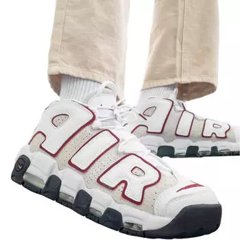 Кроссовки Nike Air More Uptempo 96, красный/белый/черный