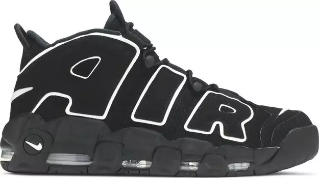 Кроссовки Nike Air More Uptempo 'Black White' 2020, черный