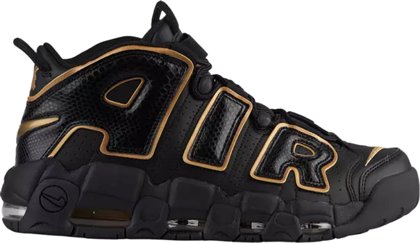 Кроссовки Nike Air More Uptempo 'France', золотой
