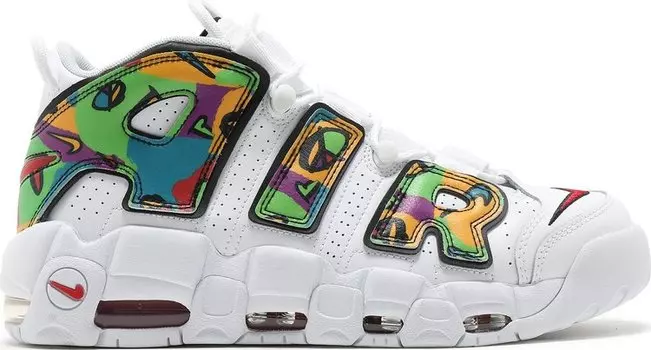 Кроссовки Nike Air More Uptempo 'Peace, Love, Basketball', белый