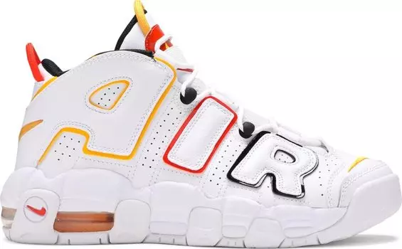 Кроссовки Nike Air More Uptempo GS 'Rosewell Raygun', белый