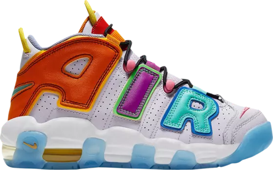 Кроссовки Nike Air More Uptempo PS 'Mix n Match', белый