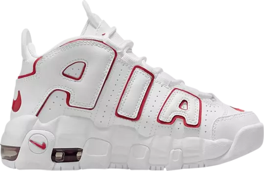 Кроссовки Nike Air More Uptempo PS 'White Varsity Red' 2021, белый