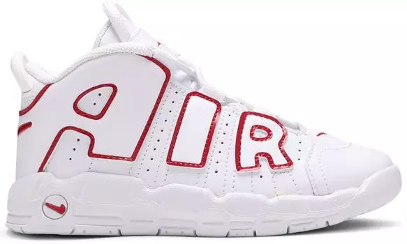 Кроссовки Nike Air More Uptempo TD 'White Varsity Red' 2021, белый