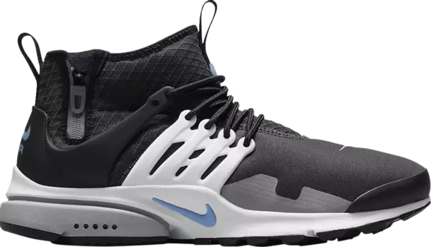 Кроссовки Nike Air Presto Mid Utility 'Anthracite University Blue', черный