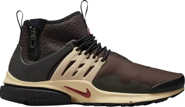 Кроссовки Nike Air Presto Mid Utility 'Baroque Brown Sesame', коричневый