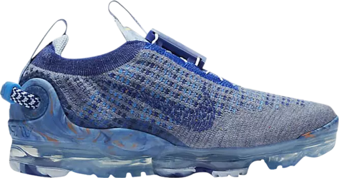 Кроссовки Nike Air VaporMax 2020 Flyknit GS 'Stone Blue', синий