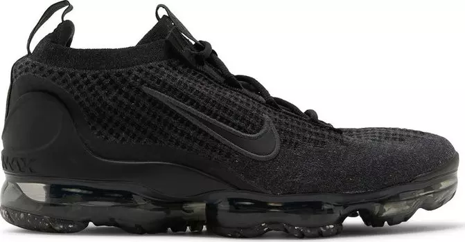 Кроссовки Nike Air VaporMax 2021 Flyknit GS 'Triple Black', черный