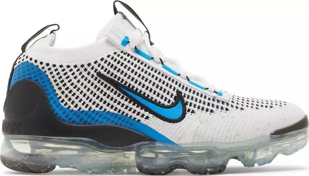 Кроссовки Nike Air VaporMax 2021 Flyknit GS 'White Photo Blue', белый