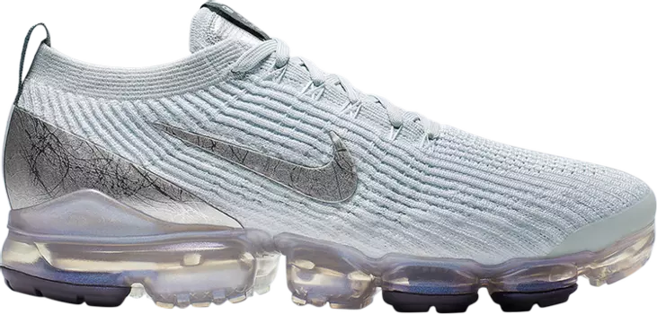 Кроссовки Nike Air VaporMax Flyknit 3 'Reflective Silver', серебряный