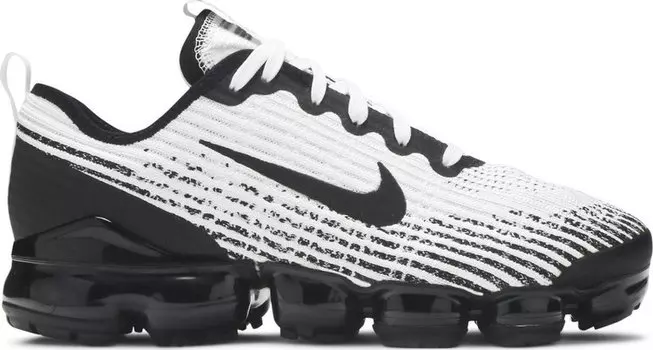 Кроссовки Nike Air VaporMax Flyknit 3 GS 'White Black', белый