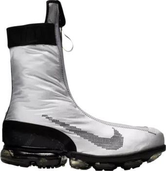 Кроссовки Nike Air VaporMax Flyknit Gator ISPA 'Silver', серебряный