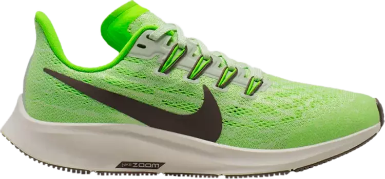 Кроссовки Nike Air Zoom Pegasus 36 GS 'Electric Green', зеленый