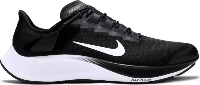Кроссовки Nike Air Zoom Pegasus 37 FlyEase 'Black White', черный