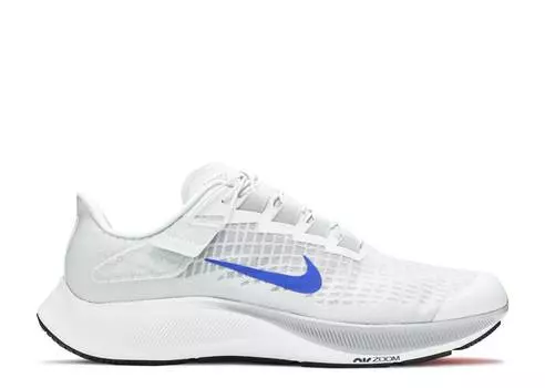 Кроссовки Nike AIR ZOOM PEGASUS 37 FLYEASE 'WOLF GREY CRIMSON', платиновый