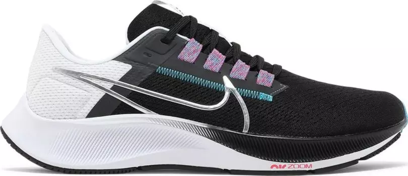 Кроссовки Nike Air Zoom Pegasus 38 'Black Metallic Silver', черный