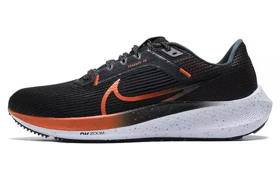 Кроссовки Nike Air Zoom Pegasus 40 мужские, Черный/Оранжевый