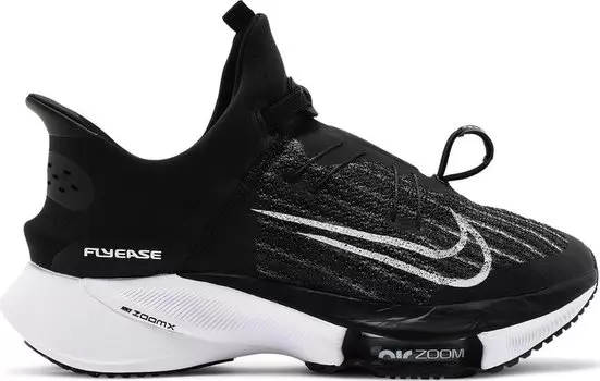 Кроссовки Nike Air Zoom Tempo NEXT% Flyease 'Black White', черный