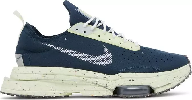 Кроссовки Nike Air Zoom-Type Crater 'Armory Navy Lime Ice', синий