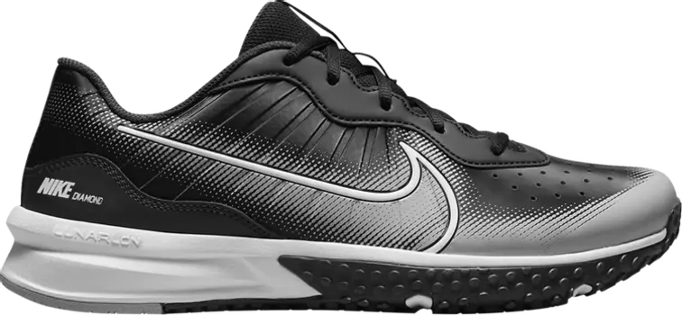 Кроссовки Nike Alpha Huarache Varsity 4 TF 'Black Dark Smoke Grey', черный