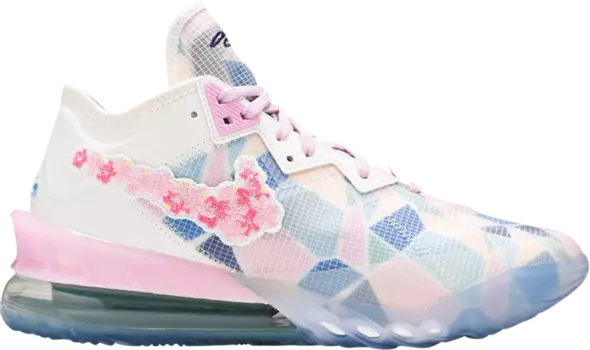 Кроссовки Nike atmos x LeBron 18 Low EP 'Sakura', розовый