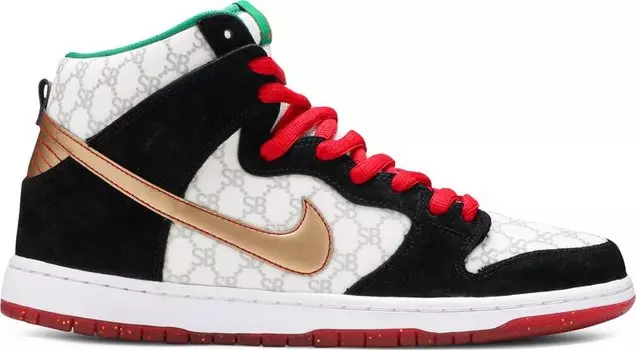Кроссовки Nike Black Sheep x Dunk High SB 'Paid In Full', белый