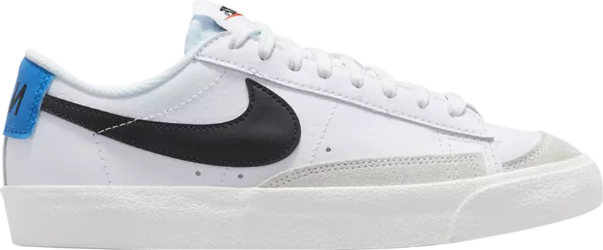 Кроссовки Nike Blazer Low '77 GS 'White Light Photo Blue', белый