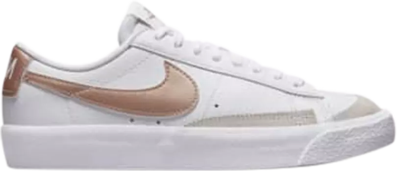 Кроссовки Nike Blazer Low '77 GS 'White Metallic Red Bronze', белый