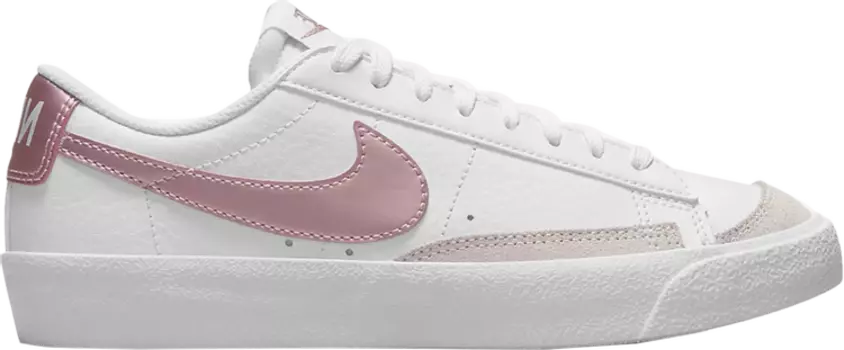 Кроссовки Nike Blazer Low '77 GS 'White Pink Glaze', белый