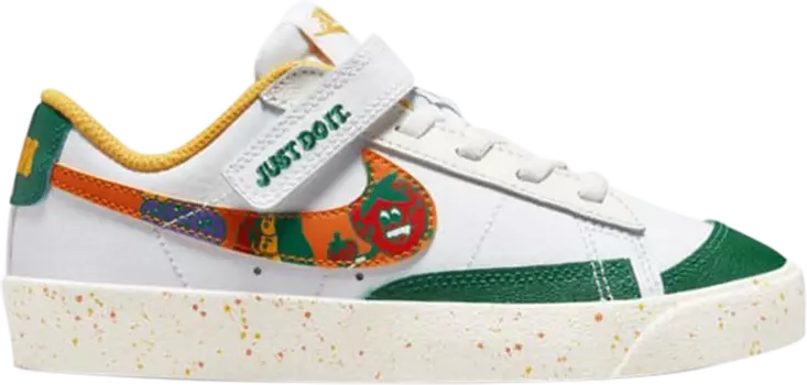 Кроссовки Nike Blazer Low '77 PS 'Fruity Graphics', белый
