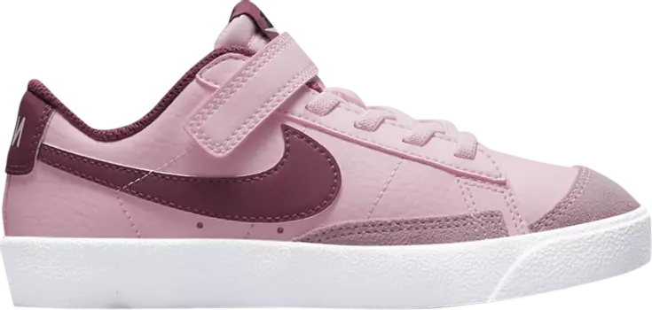 Кроссовки Nike Blazer Low '77 PS 'Pink Foam Dark Beetroot', розовый