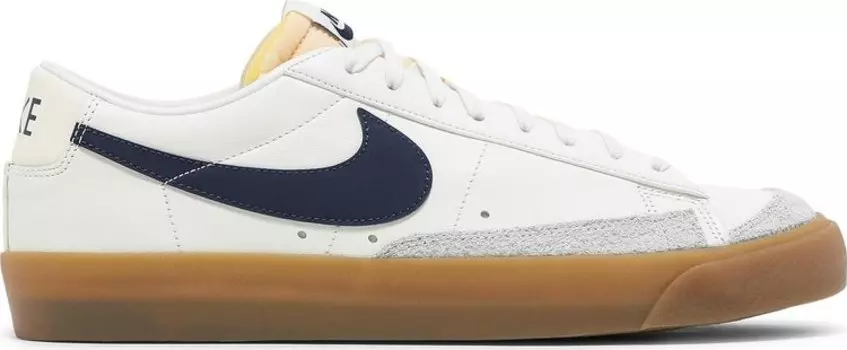 Кроссовки Nike Blazer Low '77 Vintage 'Gum Navy', кремовый