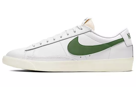 Кроссовки Nike Blazer Low Leather White Forest Green