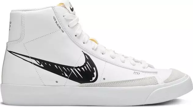 Кроссовки Nike Blazer Mid 77 'Sketch - Black', белый