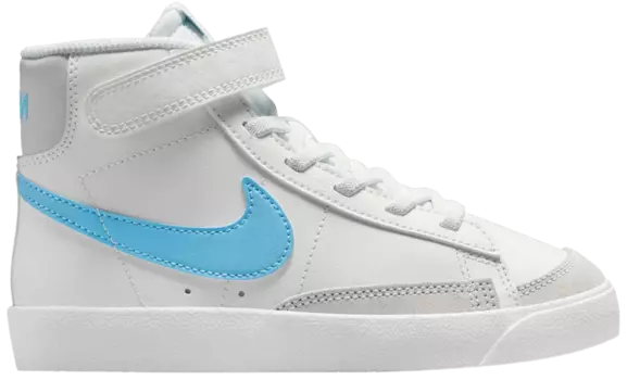 Кроссовки Nike Blazer Mid '77 PS 'Summit White Aquarius Blue', белый
