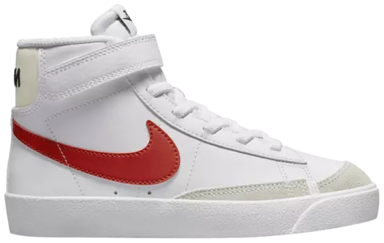 Кроссовки Nike Blazer Mid '77 PS 'White Picante Red', белый