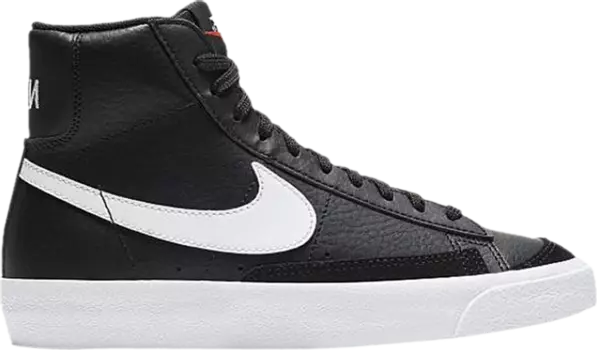 Кроссовки Nike Blazer Mid '77 GS 'Black White', черный