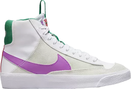 Кроссовки Nike Blazer Mid '77 GS 'Dance - White Fuchsia Green', белый