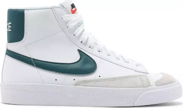 Кроссовки Nike Blazer Mid '77 GS 'White Dark Teal Green', белый
