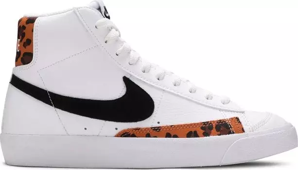 Кроссовки Nike Blazer Mid '77 GS 'White Leopard', белый