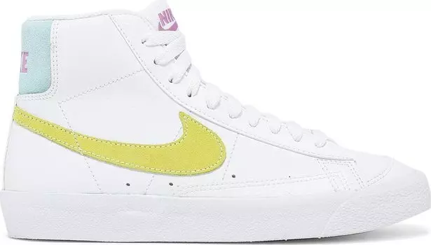 Кроссовки Nike Blazer Mid '77 GS 'White Light Zitron', белый