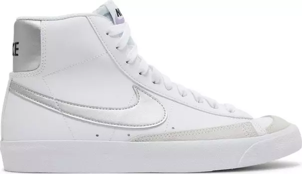 Кроссовки Nike Blazer Mid '77 GS 'White Metallic Silver', белый