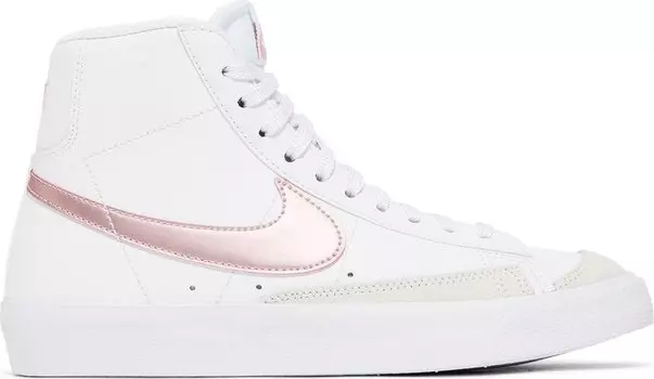Кроссовки Nike Blazer Mid '77 GS 'White Pink Glaze', белый