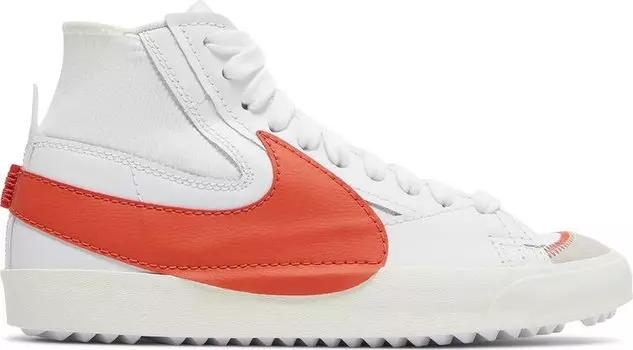 Кроссовки Nike Blazer Mid '77 Jumbo 'White Total Orange', белый