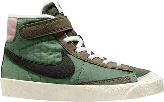 Кроссовки Nike Blazer Mid '77 PS 'Oil Green', зеленый