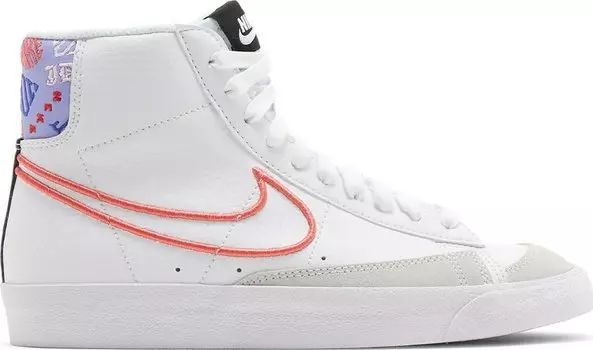 Кроссовки Nike Blazer Mid '77 SE GS 'White Magic Ember', белый