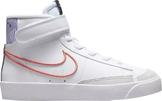 Кроссовки Nike Blazer Mid '77 SE PS 'Playful Branding - White', белый