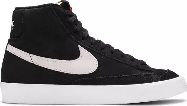 Кроссовки Nike Blazer Mid '77 Suede 'Black Dust', черный